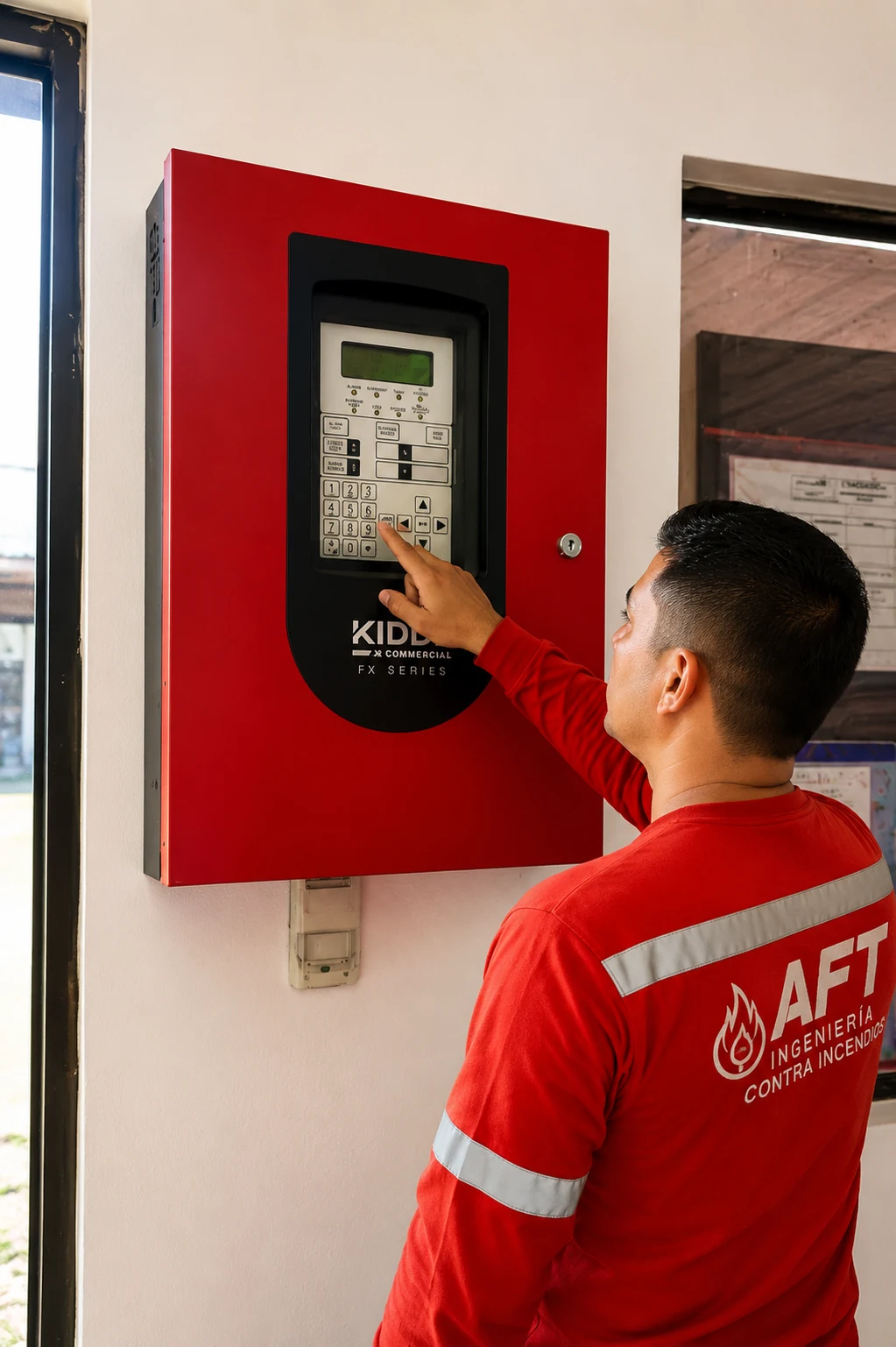Sistema de detección y alarma contra incendios